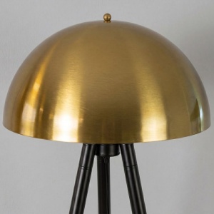 Lampa de podea cu trepied design modern LUX Gold and Black Steel - Img 6