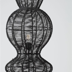 Lampa de podea design natural BREENA negru - Img 5