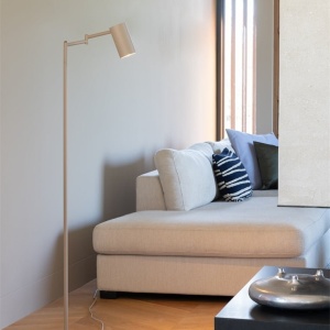 Lampa de podea din metal cu brat articulat Bilbao bej 248674 universul-luminii.ro