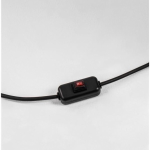 Lampa de podea din ratan sintetic pentru exterior Plom negru - Img 4