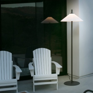 Lampa de podea iluminat exterior decorativ SAIGON 200/R55 gri/alb opal 127304 universul-luminii.ro