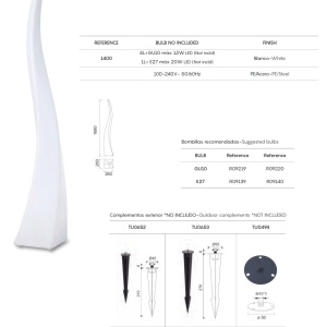 Lampa iluminat exterior ambiental IP65 Flame - Img 4