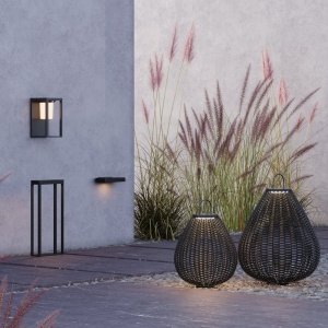Lampa portabila cu baterii, iluminat decorativ exterior Plet 48cm 150714 universul-luminii.ro