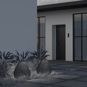 Lampa portabila cu baterii, iluminat decorativ exterior Plet 48cm 231174 universul-luminii.ro