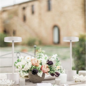 Lampa portabila LED exterior design modern IP54 Fumo alb 55334 universul-luminii.ro