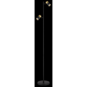 Lampadar cu 2 Spoturi directionabile BRISBON negru/cupru 157954 universul-luminii.ro