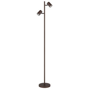 Lampadar cu 2 Spoturi directionabile JAMES bronz 162054 universul-luminii.ro