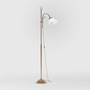 Lampadar din alama si abajur ceramic Zefira - Img 2
