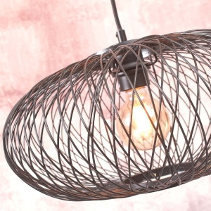 Lampadar eco din bambus Cango S bl/40x20 bl 178554 universul-luminii.ro