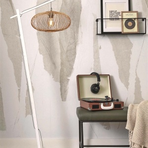 Lampadar eco din bambus Cango S white/40x20 nat 178574 universul-luminii.ro