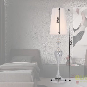 Lampadar elegant design modern, Lucie alb - Img 4