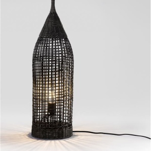 Lampadar/Lampa de podea decorativa ratan natural, NAOS H 73cm 167644 universul-luminii.ro