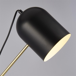 Lampadar/Lampa de podea design decorativ Odyssey negru/auriu 140144 universul-luminii.ro