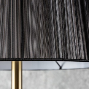 Lampadar, Lampa de podea design deosebit Lucie 160cm, negru-auriu - Img 6