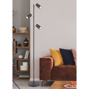 Lampadar / lampa de podea design modern Robby negru 57910SB GL 97154 universul-luminii.ro