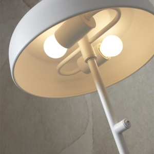 Lampadar/Lampa de podea din metal Porto alb 224144 universul-luminii.ro