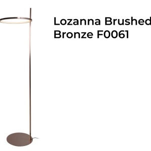 Lampadar, Lampa de podea LED Lozanna Brushed Bronze 151124 universul-luminii.ro