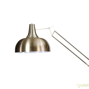 Lampadar, lampa de podea moderna, brat articulat, finisaj satinat, GIANT-XL-BRU MUNO Design 62664 universul-luminii.ro