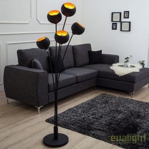 Lampadar / Lampa de podea moderna Magma negru/ auriu A-37004 VC 172994 universul-luminii.ro
