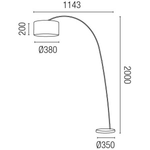 Lampadar, lampa de podea Papua 68462 51434 universul-luminii.ro