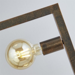 Lampadar, Lampa de podea rustica cu 5 surse de lumina Oblong 111204 universul-luminii.ro