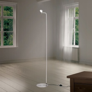 Lampadar LED cu spot ajustabil STUDENT crom satin - Img 2