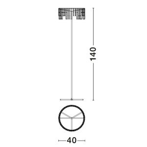 Lampadar LED design ambiental deosebit Stellar - Img 2
