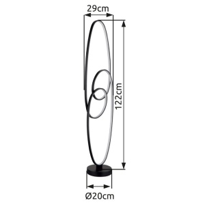 Lampadar LED design circular SPIRA - Img 8