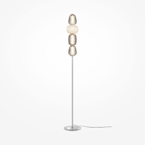 Lampadar LED design modern decorativ Pattern crom 145554 universul-luminii.ro