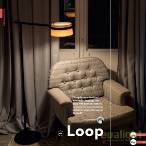 Lampadar LED / Lampa de podea dimabila design deosebit LOOP 29569 181494 universul-luminii.ro
