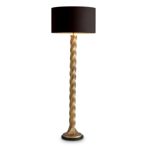 Lampadar LUX, Metal Alama Vintage, Tesatura Neagra, Costanza, 119987 HZ