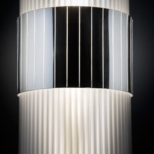 Lampadar modern design Art Deco realizata manual LA LOLLO silver 215714 universul-luminii.ro