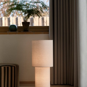 Lampadar textil design modern Izara 60cm bej - Img 2