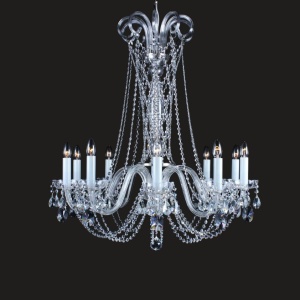 Lustra 10 brate cristal Bohemia L11 918/10/1-A - Img 1