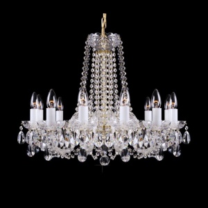 Lustra 12 brate cristal Bohemia L11 007/12/1-A, F 1 floor
