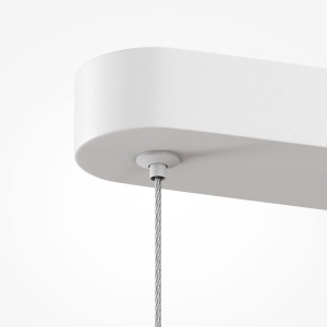 Lustra alba cu 3 pendule LED Spume - Img 5