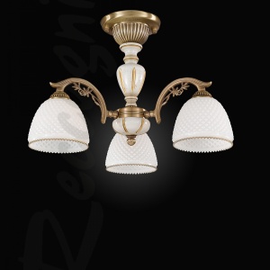 Lustra aplicata clasica din alama 3 brate design italian 8606 107704 universul-luminii.ro