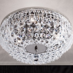 Lustra aplicata cristal Schöler design de lux Sheraton 35cm, chrome 51104 universul-luminii.ro