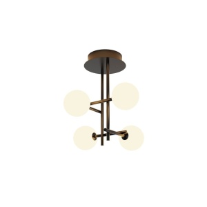 Lustra aplicata design Art Deco cu 4 surse de lumina CELLAR