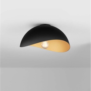 Lustra aplicata design decorativ OPSI negru/auriu D-30cm - Img 4