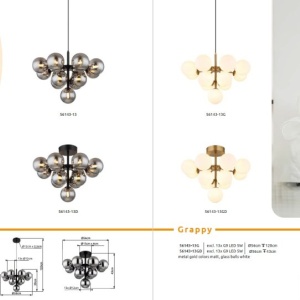 Lustra aplicata design modern GRAPPY 13L - Img 4