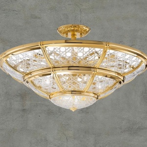 Lustra aplicata eleganta LUX realizata manual Crystal Glass - Giotto 162144 universul-luminii.ro