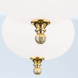Lustra aplicata eleganta stil clasic Nostalgie 4L alama lucios/opal 163804 universul-luminii.ro