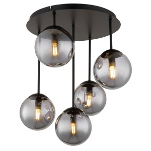 Lustra aplicata moderna HARMON 5L fumurie