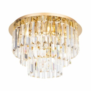 Lustra aplicata / Plafoniera design elegant 42cm Monaco, auriu C0205 MX - Img 1