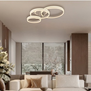 Lustra aplicata tavan design circular LED RUBIO
