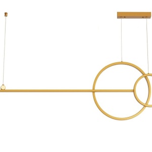 Lustra aurie inelara LED Range 120cm - Img 8