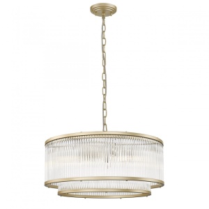 Lustra, Candelabru elegant design modern SERGIO auriu P0528-06H-V6AC ZL - Img 1