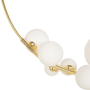 Lustra circulara cu 14 de surse de lumina ROCIO auriu 598144 universul-luminii.ro