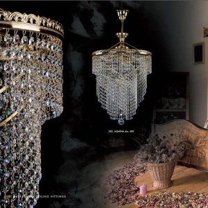 Lustra Cristal Bohemia Exclusive diametru 40cm Jasmina dia. 400 CE 53814 universul-luminii.ro